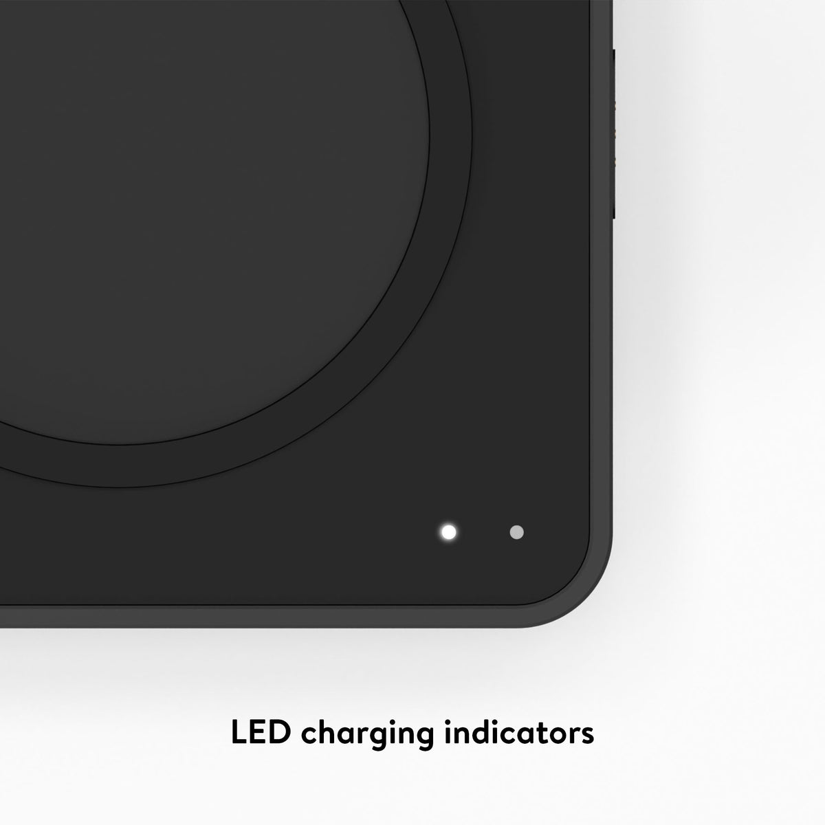 Matte Black Wireless Charging Station