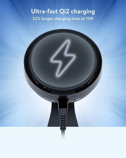 Wireless Charging Suction Mount